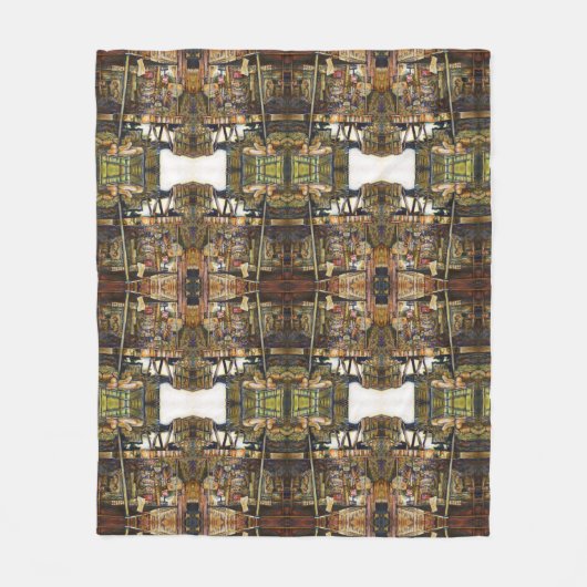 創造性が輝く フリースブランケット (正面)