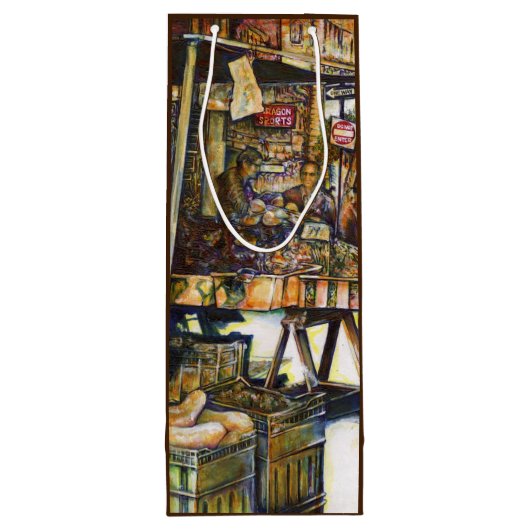 創造性が輝く ワインギフトバッグ (裏面)