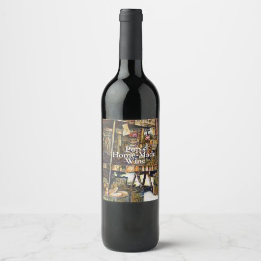 創造性が輝く ワインラベル (正面)
