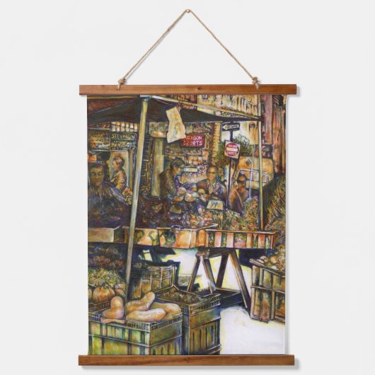 創造性が輝く 吊り下げ型タペストリー (正面)