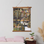 創造性が輝く 吊り下げ型タペストリー (寝室)