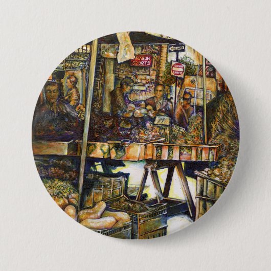 創造性が輝く 缶バッジ (正面)