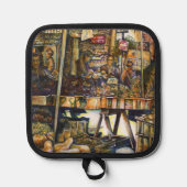 創造性が輝く 鍋敷き (正面)