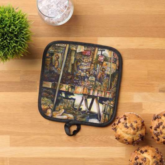 創造性が輝く 鍋敷き (トップダウン)