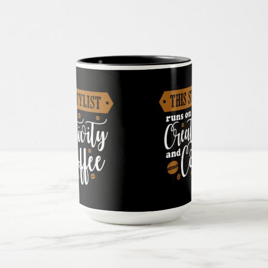 創造性とコーヒー マグカップ (中央)