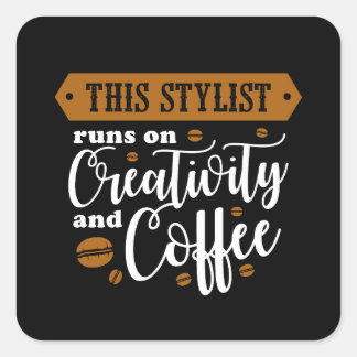 創造性とコー走ヒーに関するスタイリスト スクエアシール