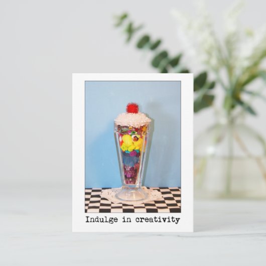 創造性に富んだ写真を楽しむ ポストカード (スタンド正面)