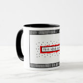 創造性のコーヒー・マグ マグカップ (正面左)