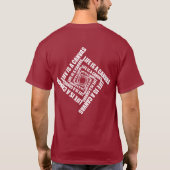 創造性の渦 - 人生はキャンバス Tシャツ (裏面)