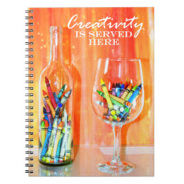 創造性はここに役立ちます ノートブック