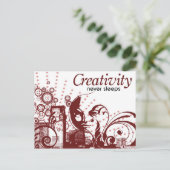 創造性は眠らない ポストカード (スタンド正面)