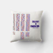 創造性は組み合わせ変異である クッション (裏面)