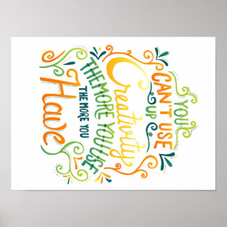 創造性を使い果たせない ポスター