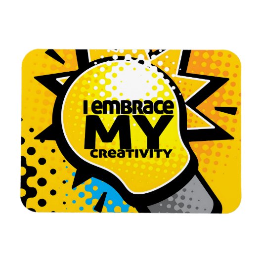 「創造性を受け入れる」モチベーション肯定 マグネット (横)