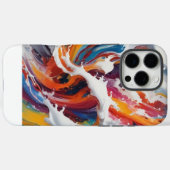 創造性を発揮するギフト：鮮やか抽象芸術 Case-Mate iPhoneケース (裏面 (横))