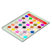 創造性を発揮：スパイラルノーカラフルトブック ノートブック (左側)