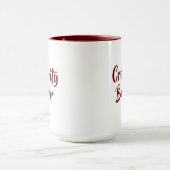 創造性向上面白いコーヒーマグ マグカップ (中央)