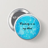 創造性、それは繁栄します 缶バッジ (正面&裏面)