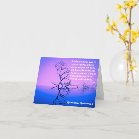 創造性 カード (黄色い花)