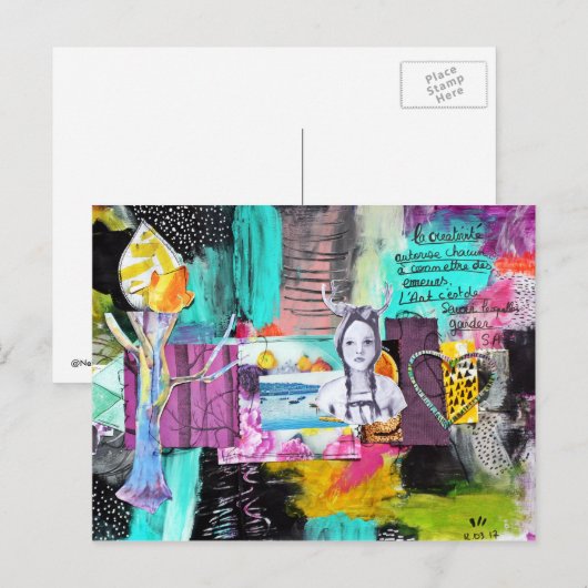 創造性 ポストカード (正面/裏面)