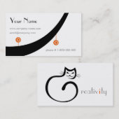 創造性 名刺 (正面/裏面)