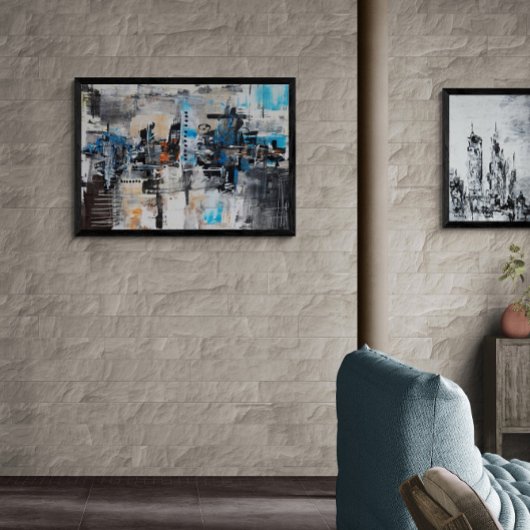 創造抽象芸術アートワーク ポスター