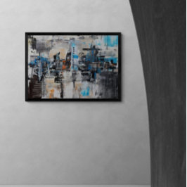 創造抽象芸術アートワーク メタルプリント