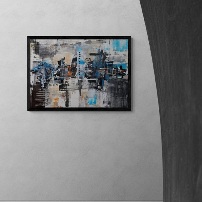 創造抽象芸術アートワーク メタルプリント (クリエイターアップロード済み)