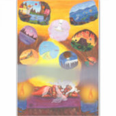 創造母女神ドリームワールドファンタジー愛 シール (正面)