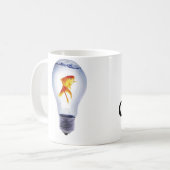 創造的があって下さい! コーヒーマグカップ (正面左)