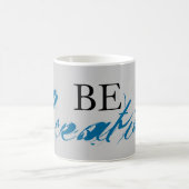 創造的があって下さい コーヒーマグカップ (中央)