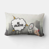 創造的があって下さい ランバークッション (裏面)