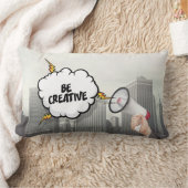 創造的があって下さい ランバークッション (ブランケット)