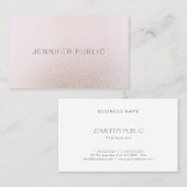 創造的でシンプルでモダンな専門の粋な平野 名刺 (正面/裏面)