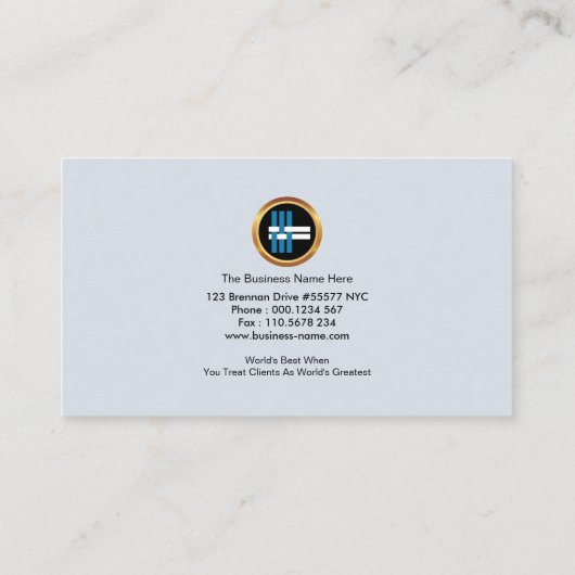 創造的でスタイリッシュで全体的な細道のプロダクトマネージャー 名刺 (裏面)