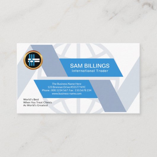 創造的でスタイリッシュで全体的な細道のプロダクトマネージャー 名刺 (正面)