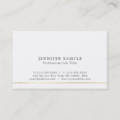 創造的でスタイリッシュな専門のモダンを向くこと 名刺 (裏面)