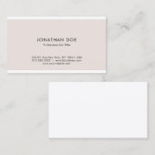 創造的でモダンなシンプルな設計のトレンディーのテンプレート 名刺 (正面/裏面)