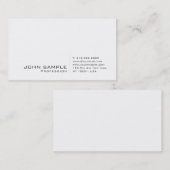 創造的でモダンな専門の署名の紫外線マット 名刺 (正面/裏面)