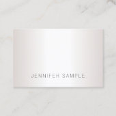 創造的でモダンな最小主義のデザインのトレンディーのサロン 名刺 (正面)