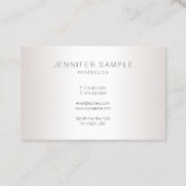 創造的でモダンな最小主義のデザインのトレンディーのサロン 名刺 (裏面)
