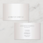 創造的でモダンな最小主義のデザインのトレンディーのサロン 名刺 (正面/裏面)