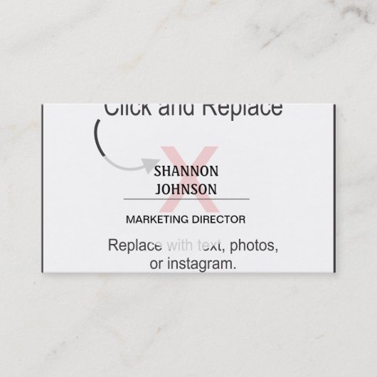 創造的で、芸術的な専門の名刺 名刺 (正面)