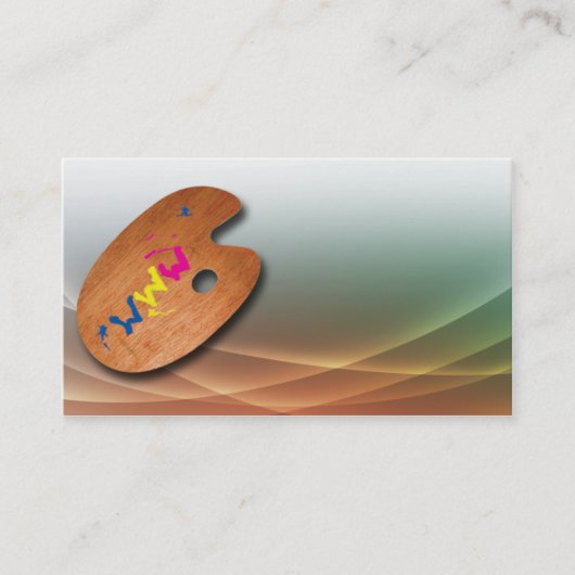 創造的なくもの巣 名刺 (正面)