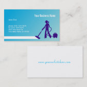 創造的なクリーニングの名刺 名刺 (正面/裏面)