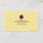 創造的なジグソーパズルの私立探偵 名刺 (裏面)