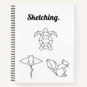 創造的なスケッチ ノートブック (正面)