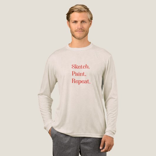 創造的なセッションで勢いを維持しよう トライブレンドTシャツ (正面全体)
