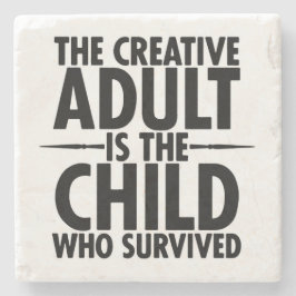 創造的なタイポグラフィのやる気を起こさせるな引用文 ストーンコースター