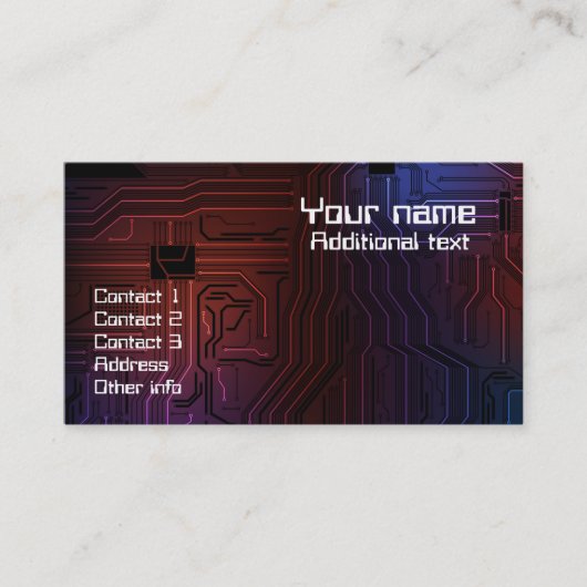 創造的なデザインの名刺 名刺 (正面)